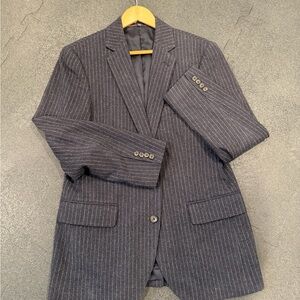 J.Crew Ludlow Jacket 40R | English Wool Pinstripe Blazer | Made in England